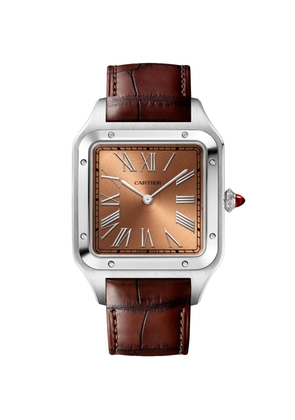 Cartier Extra Large Platinum Santos-Dumont Watch