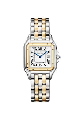 Medium Yellow Gold and Stainless Steel Panthère de Cartier Watch