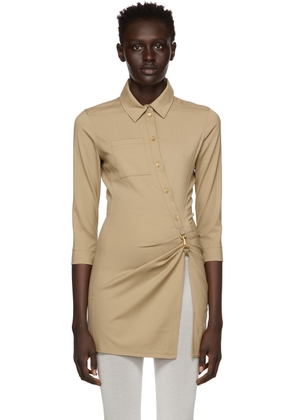 JACQUEMUS Beige 'La Tunique Jocou' Long Sleeve Shirt