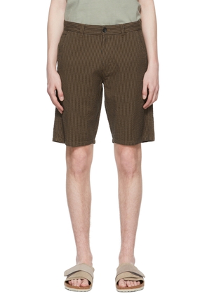 ASPESI Brown Cotton Shorts