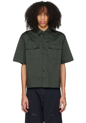 Bottega Veneta Green Button-Down Shirt