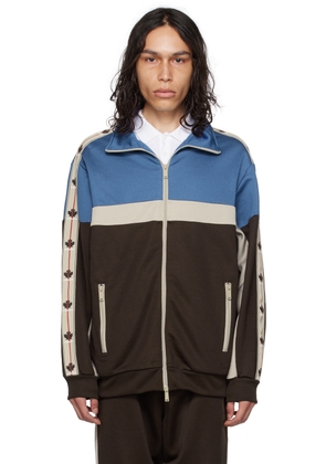Dsquared2 Brown & Blue Technical Sweatshirt
