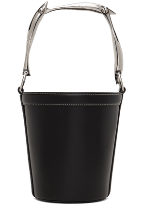 Bottega Veneta Black Sardine Bucket Bag