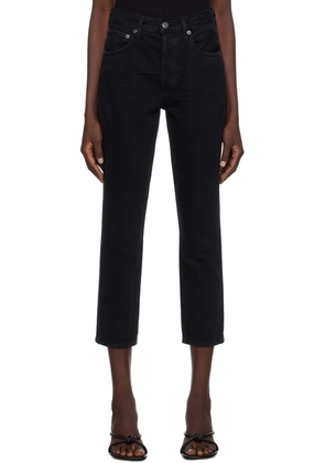 AGOLDE Black Riley Jeans