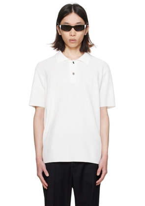 JACQUEMUS Off-White Les Classiques 'Le polo maille' Polo