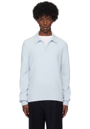 ZEGNA Blue Oasi Cashmere Polo