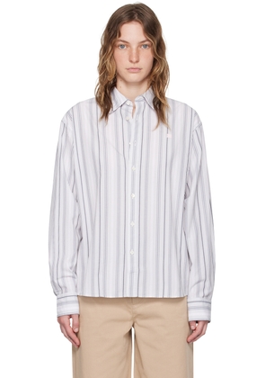 Acne Studios Gray Stripe Shirt