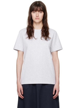 A. P.C. Gray Standard 'Rue Madame' T-Shirt