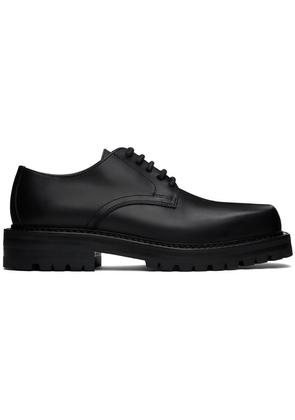 Dries Van Noten Black Leather Derbys