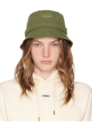 JACQUEMUS Khaki Les Classiques 'Le bob Gadjo' Bucket Hat