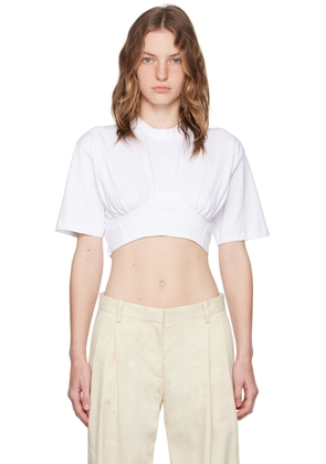 JACQUEMUS White Les Classiques 'Le t-shirt Caraco' T-Shirt