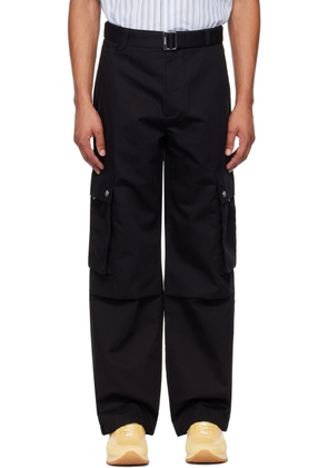 JACQUEMUS Black La Casa 'Le cargo' Cargo Pants