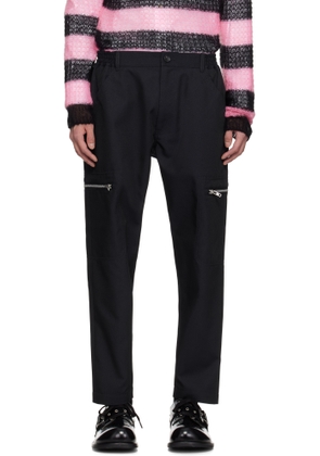 Comme des Garçons Homme Deux Navy Irregular Pin Head Trousers