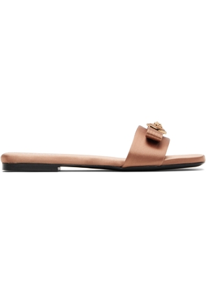 Versace Brown Medusa Mules