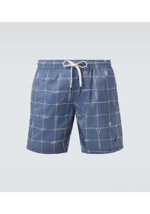 Brioni Printed swim trunks