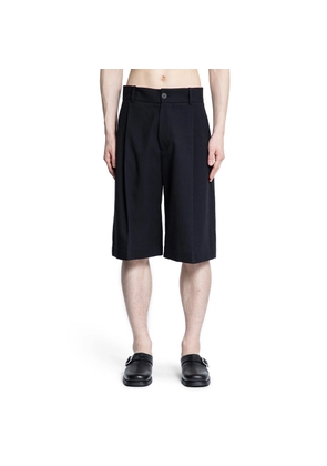 STUDIO NICHOLSON MAN BLACK SHORTS & SKIRTS