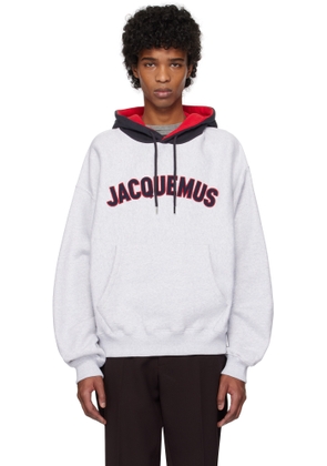 JACQUEMUS Gray 'The Baseball' Hoodie
