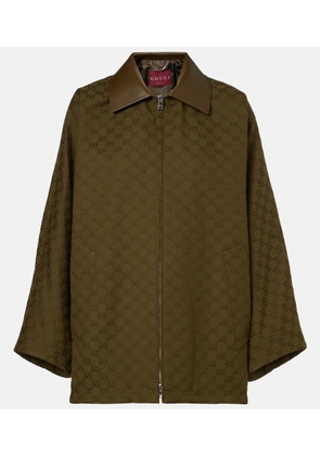 Gucci GG Canvas cotton-blend jacket