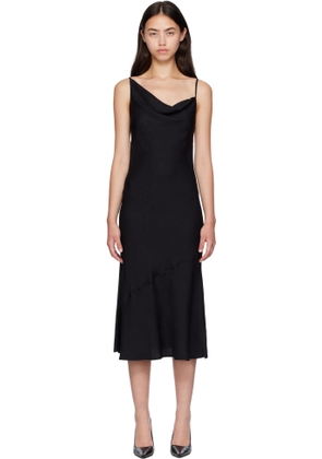 Silk Laundry Black Carrie Midi Dress