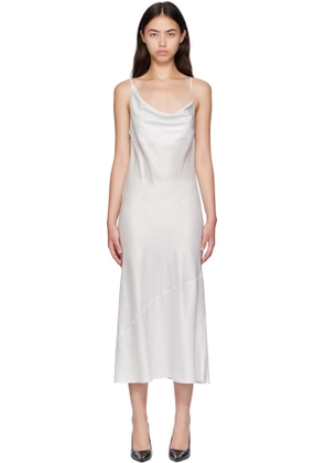 Silk Laundry Silver Carrie Midi Dress