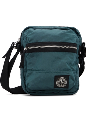 Stone Island Green 9200015 Coated Nylon Metal ECONYL Pouch