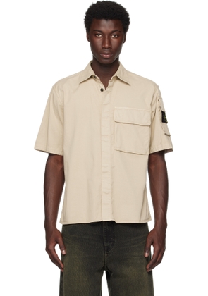 Stone Island Beige 11000007 Supima Cotton Twill Stretch-TC