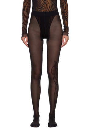 Jean Paul Gaultier Black 'The Jean Paul Gaultier' Tights
