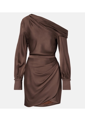 Simkhai Cameron draped one-shoulder minidress