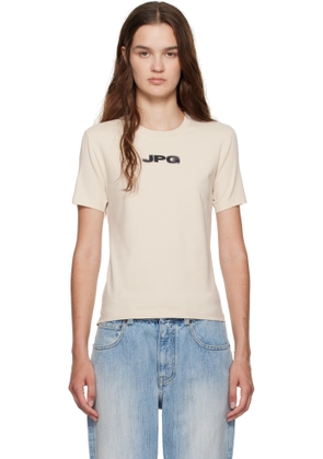 Jean Paul Gaultier Beige 'The JPG' Baby T-shirt