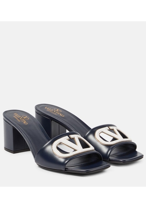 Valentino Garavani VLogo cutout leather mules
