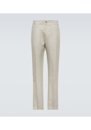 Etro Linen straight pants