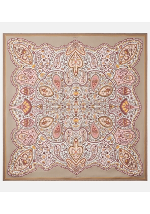 Chloe Paisley silk twill scarf