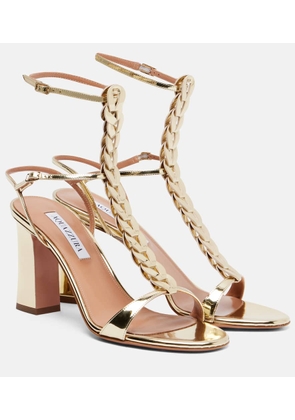 Aquazzura Destiny Gladiator 85 leather sandals