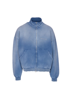 Balenciaga Logo Zip Up Jacket
