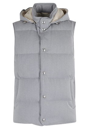 Eleventy Gilet Cappuccio Staccabile