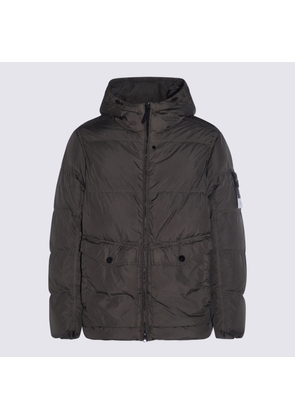 Stone Island Dark Green Down Jacket