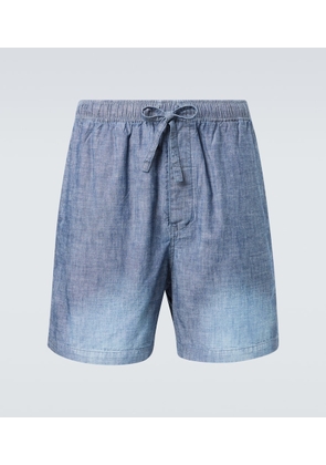 Loewe Mid-rise cotton Bermuda shorts