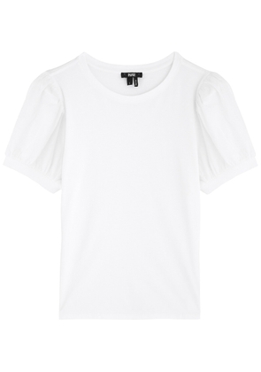 Paige Matcha Cotton T-shirt - White - L (UK14 / L)