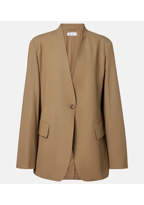 Max Mara Segnale cotton twill blazer