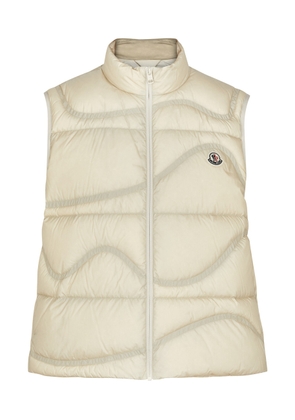 Moncler Beidaihe Quilted Shell Gilet - Cream - 3 (UK40 / L)