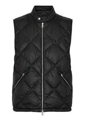 Moncler Nasta Quilted Shell Gilet - Black - 2 (UK38 / M)