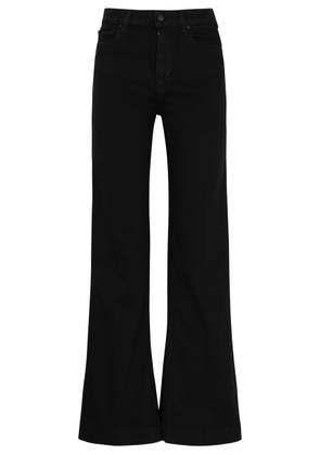 Paige Leenah Flared Jeans - Black - W30