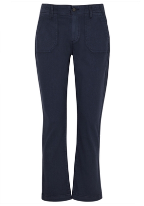 Paige Mayslie Cropped Straight-leg Jeans - Navy - W25