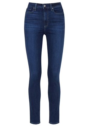 Paige Margot Transcend Skinny Jeans - Dark Blue - W25