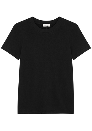 American Vintage Sonoma White Slubbed Cotton T-shirt, T-shirt, Black - M