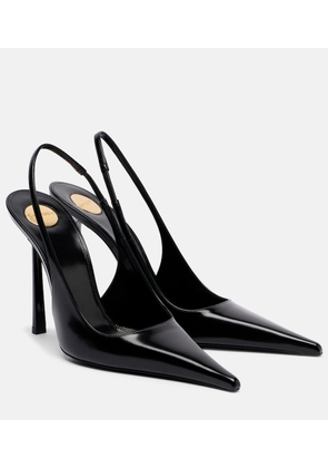 Saint Laurent Vendome 110 leather slingback pumps