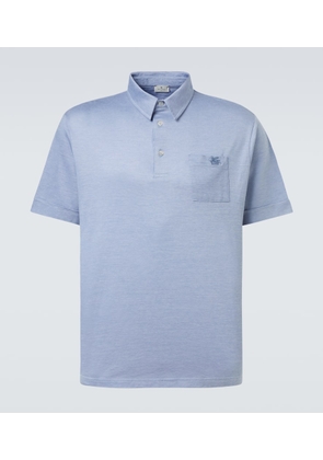 Etro Logo cotton-blend polo shirt