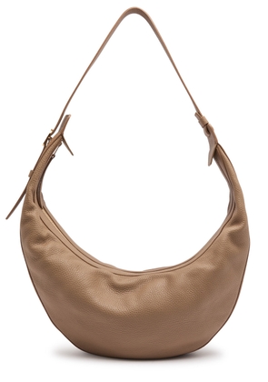Khaite Augustina Grained Leather Hobo bag - Brown - One Size