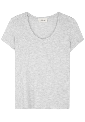 American Vintage Jacksonville Slubbed Cotton-blend T-shirt - Grey - XS