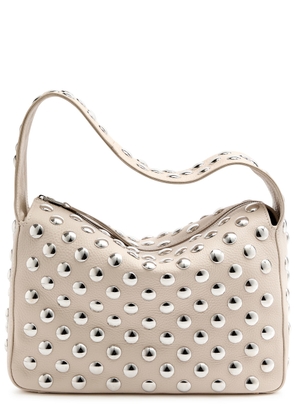 Khaite Elena Studded Leather Shoulder bag - Ivory - One Size